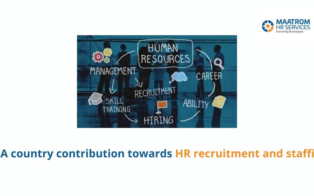 USA country contribution towards HR recruitment and staffing